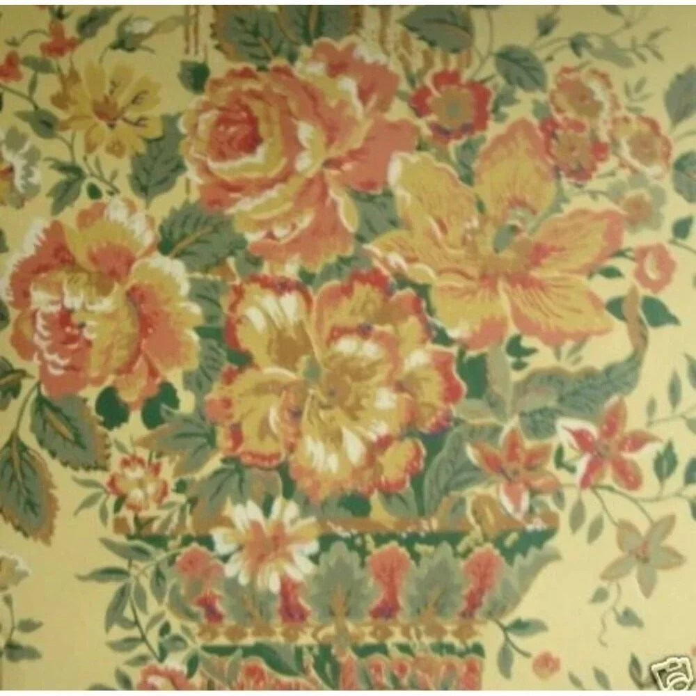 Waterhouse Wallhangings Wallpaper Double Roll Kensington Gardens Floral Columns
